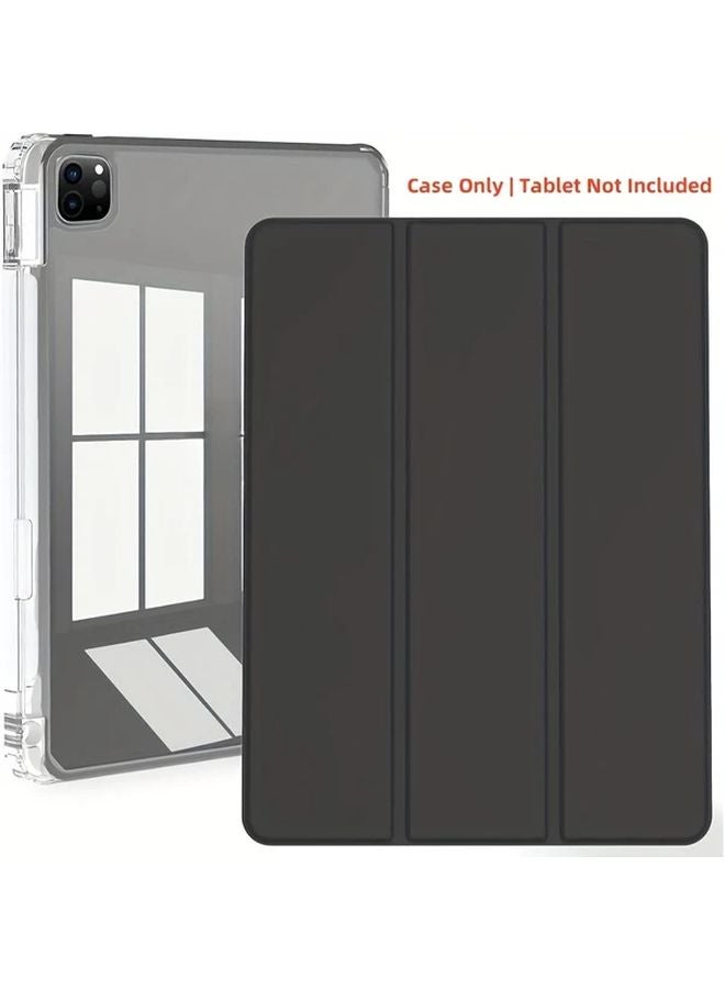 iPad Pro 11 Case 2018 2020 2021 2022 Three Fold Acrylic Hard Cover Anti Bending Auto Wake Sleep - Image 1